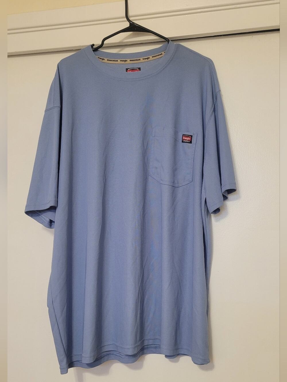 Wrangler Workwear Men’s 3XL Blue Pocket T Shirt Short Sleeve Work Tee